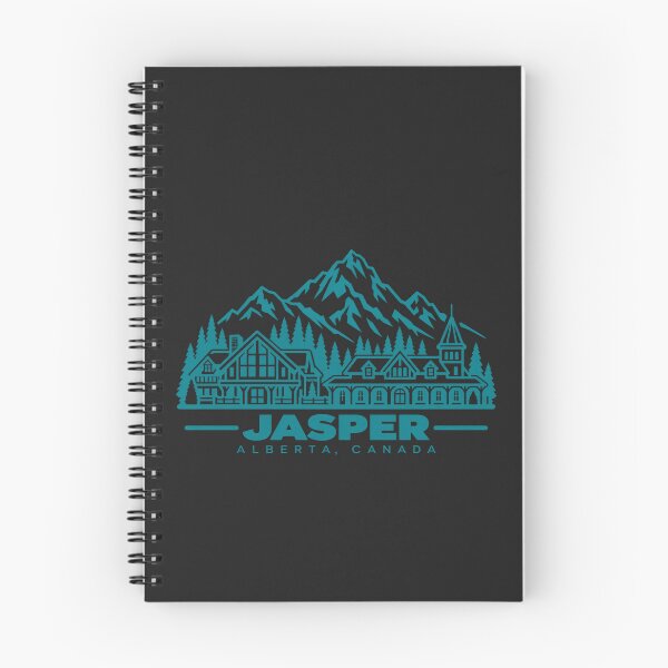Item preview, Jasper Alberta Canada Line Art Travel Poster designed and sold by CMYKStudio.