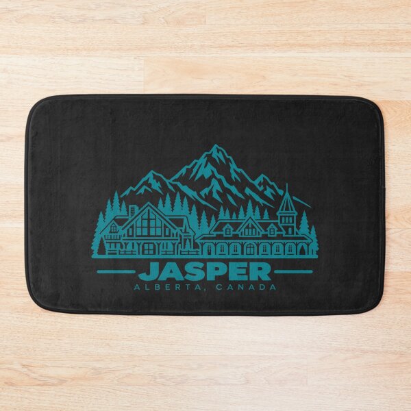Item preview, Jasper Alberta Canada Line Art Travel Poster designed and sold by CMYKStudio.