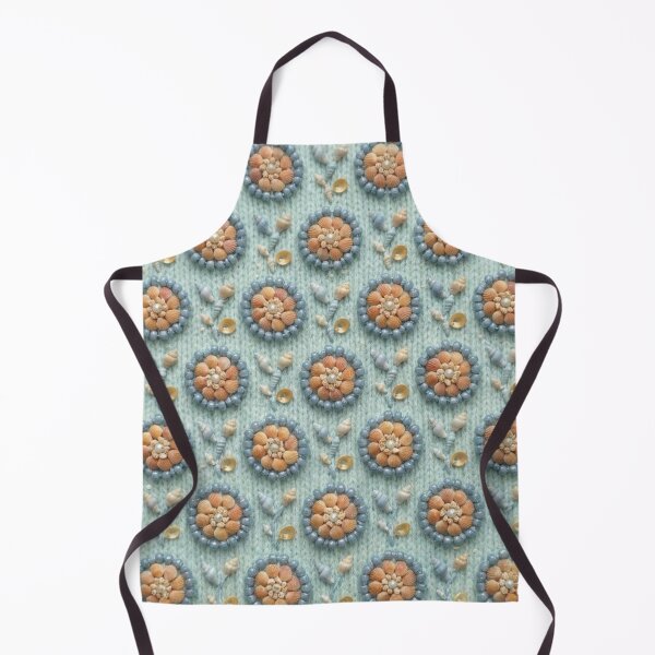 Item preview, Vintage Seashell & Bead Floral Pattern designed and sold by KingsArtworx 2.