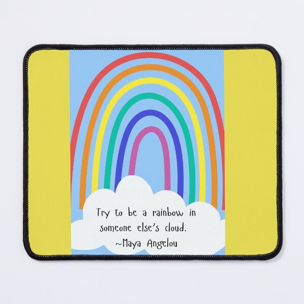 Item preview, Maya Angelou Rainbow Quote designed and sold by etyfromme.