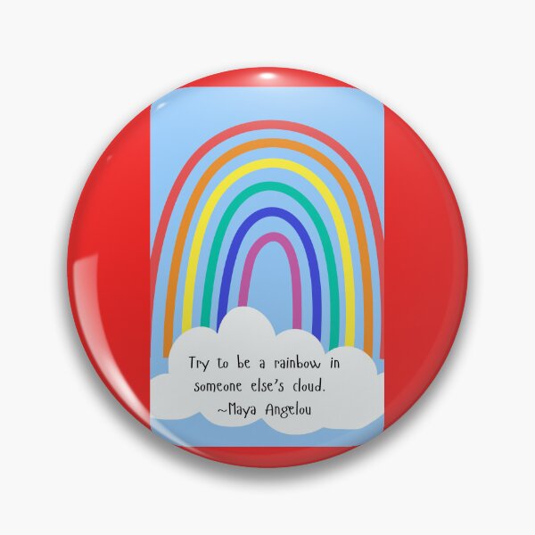 Item preview, Maya Angelou Rainbow Quote designed and sold by etyfromme.