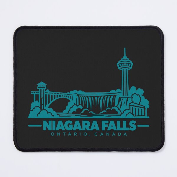 Item preview, Niagara Falls Ontario Canada Line Art Landmark Poster designed and sold by CMYKStudio.