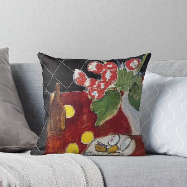 Item preview, Tulips and oysters on a black background 1943 designed and sold by VeilOfPigments.