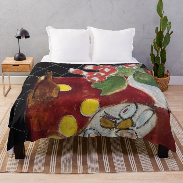 Item preview, Tulips and oysters on a black background 1943 designed and sold by VeilOfPigments.