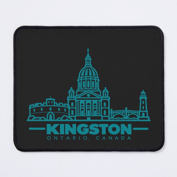 Item preview, Kingston Ontario Canada Line Art Landmark Poster designed and sold by CMYKStudio.