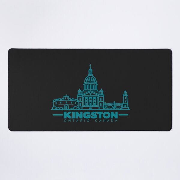 Item preview, Kingston Ontario Canada Line Art Landmark Poster designed and sold by CMYKStudio.