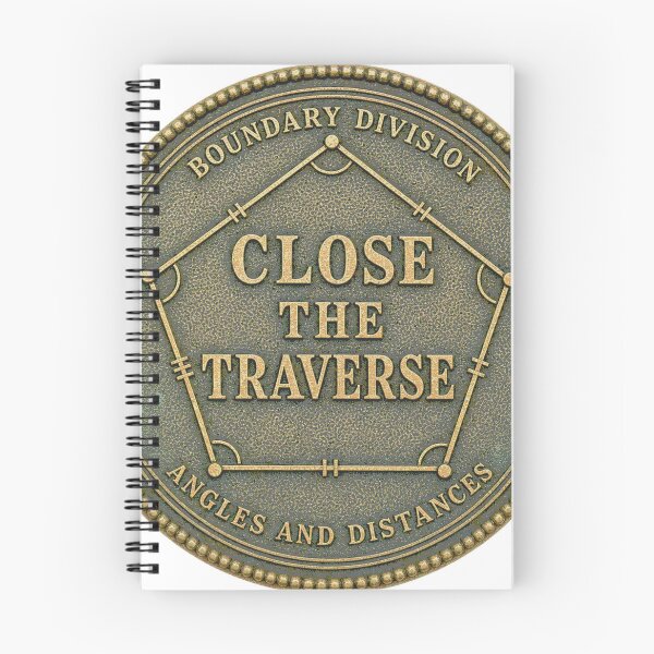 Item preview, Close The Traverse Land Surveying Emblem designed and sold by BoosterShop.