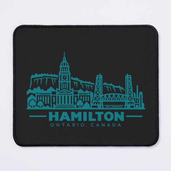 Item preview, Hamilton Ontario Canada Line Art Skyline Poster designed and sold by CMYKStudio.