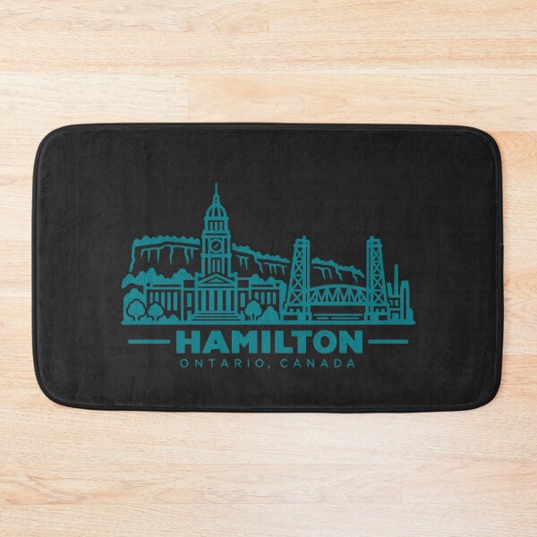 Item preview, Hamilton Ontario Canada Line Art Skyline Poster designed and sold by CMYKStudio.