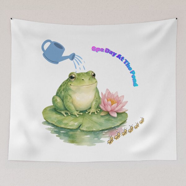 Item preview, Cute Watercolor Frog designed and sold by Kuevitaglowshop.