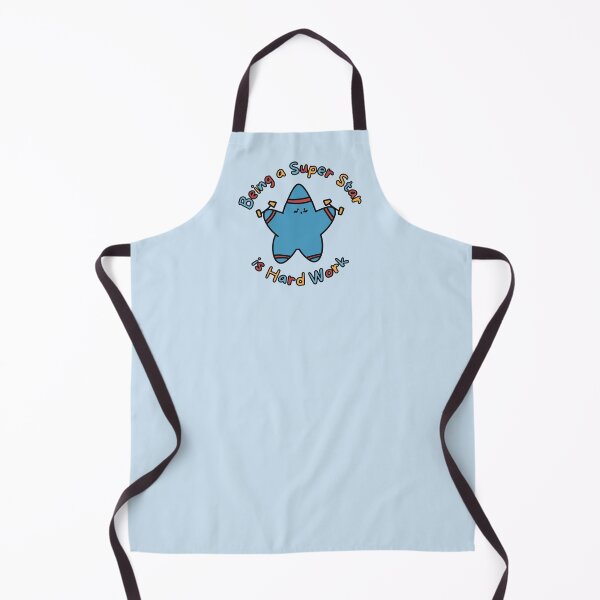 Item preview, Blue Super Star Hard Work (Blue Background) designed and sold by BLAAAAASK.