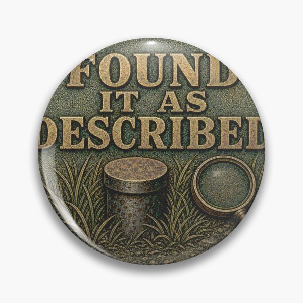 Item preview, Found It As Described Border Point Emblem designed and sold by BoosterShop.