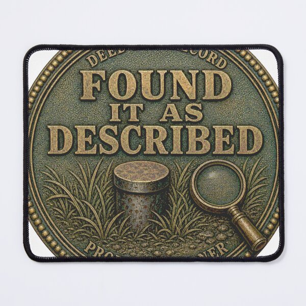 Item preview, Found It As Described Border Point Emblem designed and sold by BoosterShop.