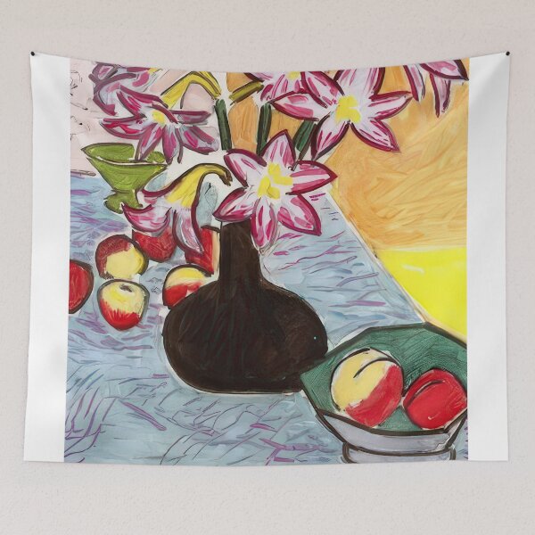 Item preview, Vase of amaryllis 1941 designed and sold by VeilOfPigments.