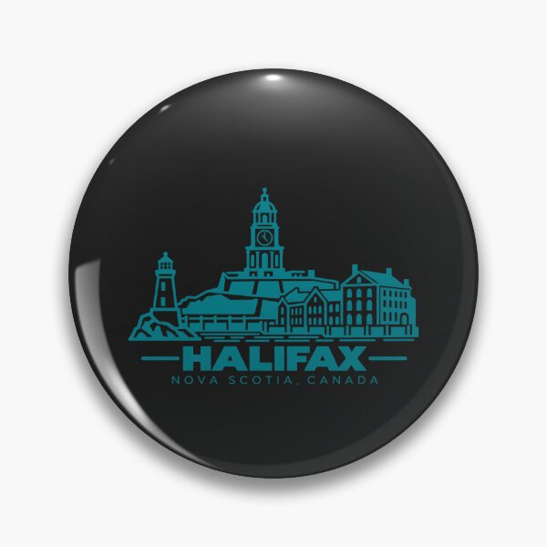 Item preview, Halifax Nova Scotia Canada Line Art Skyline Poster designed and sold by CMYKStudio.