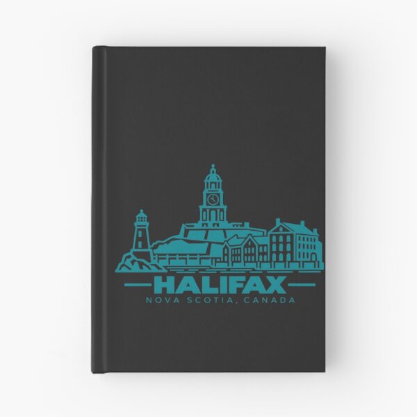 Item preview, Halifax Nova Scotia Canada Line Art Skyline Poster designed and sold by CMYKStudio.