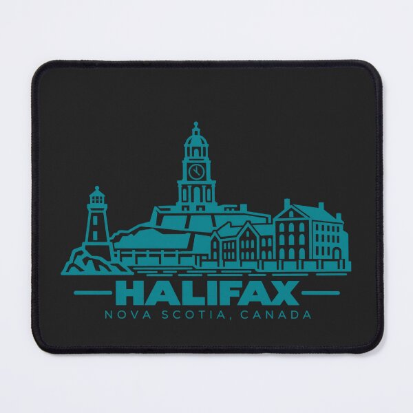 Item preview, Halifax Nova Scotia Canada Line Art Skyline Poster designed and sold by CMYKStudio.