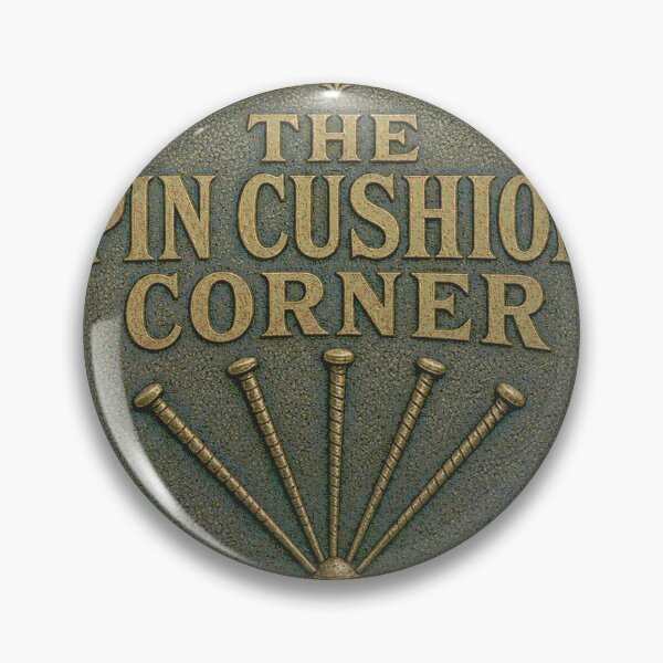 Item preview, The Pin Cushion Corner Surveying Troop Emblem designed and sold by BoosterShop.