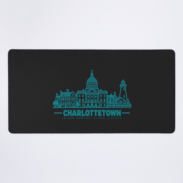Item preview, Charlottetown Prince Edward Island Canada Line Art Landmark Poster designed and sold by CMYKStudio.