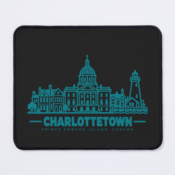 Item preview, Charlottetown Prince Edward Island Canada Line Art Landmark Poster designed and sold by CMYKStudio.
