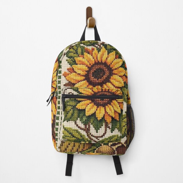 Item preview, Rustic Sunflower Cross-Stitch Tapestry designed and sold by KingsArtworx 2.