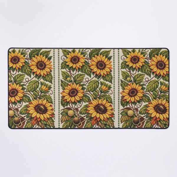 Item preview, Rustic Sunflower Cross-Stitch Tapestry designed and sold by KingsArtworx 2.