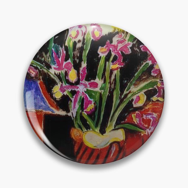 Artikelvorschau, Vase mit Schwertlilien, 1912 entworfen und verkauft von VeilOfPigments.