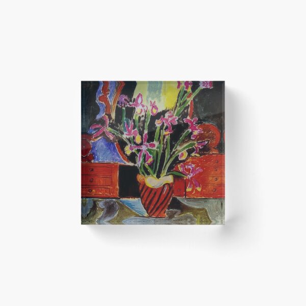 Item preview, Vase of irises 1912 designed and sold by VeilOfPigments.