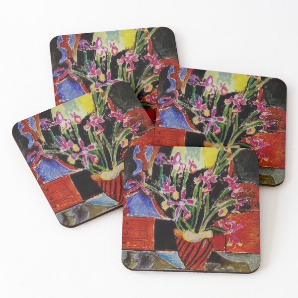 Item preview, Vase of irises 1912 designed and sold by VeilOfPigments.