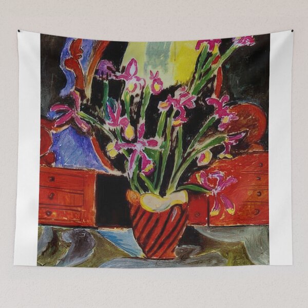 Item preview, Vase of irises 1912 designed and sold by VeilOfPigments.
