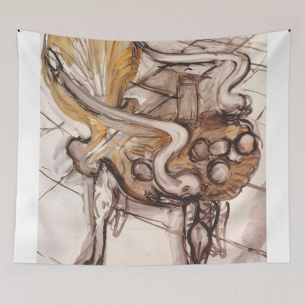 Item preview, Venetian armchair with fruits 1942 designed and sold by VeilOfPigments.