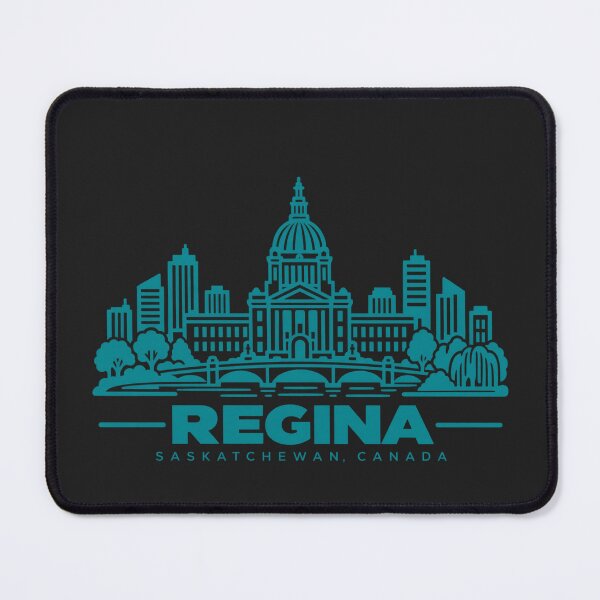 Item preview, Regina Saskatchewan Canada Line Art Skyline Poster designed and sold by CMYKStudio.