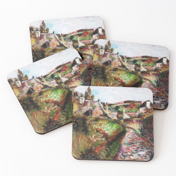 Item preview, View of belle ile 1897 designed and sold by VeilOfPigments.