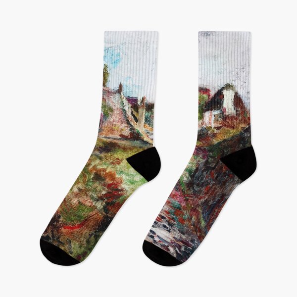 Item preview, View of belle ile 1897 designed and sold by VeilOfPigments.