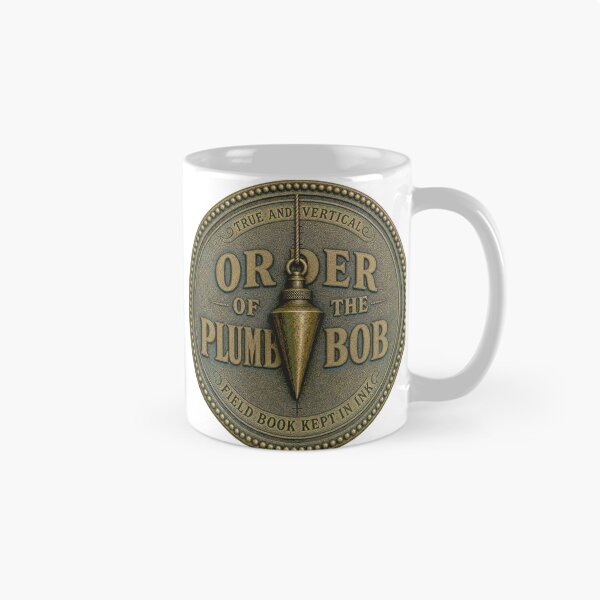 Item preview, Order of the Plumb Bob Survey Club Emblem designed and sold by BoosterShop.