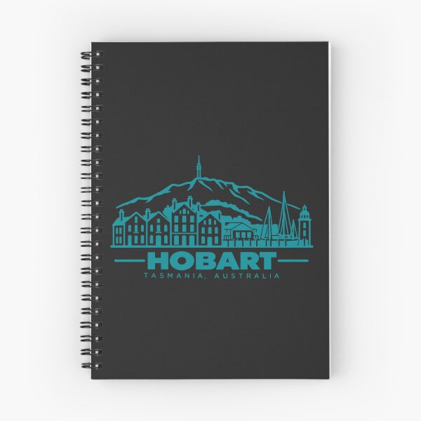 Item preview, Hobart Tasmania Australia Line Art Skyline Poster designed and sold by CMYKStudio.