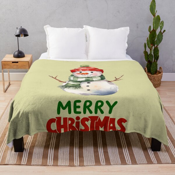 Item preview, Watercolor Snowman Merry Christmas designed and sold by stormk10.