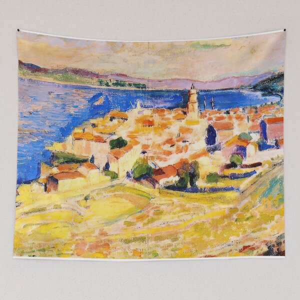 Item preview, View of saint tropez 1904 designed and sold by VeilOfPigments.