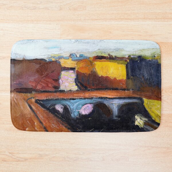 Item preview, View of the seine the pont saint michel 1904 designed and sold by VeilOfPigments.