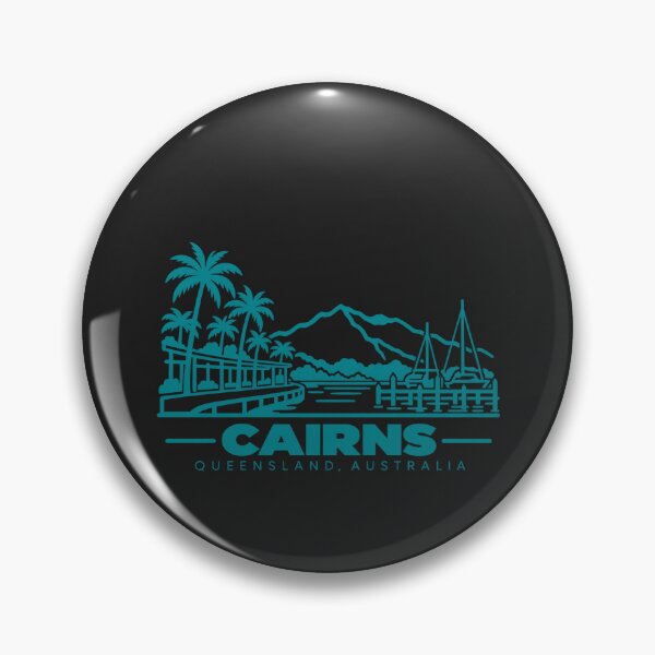 Item preview, Cairns Queensland Australia Line Art Coastline Poster designed and sold by CMYKStudio.