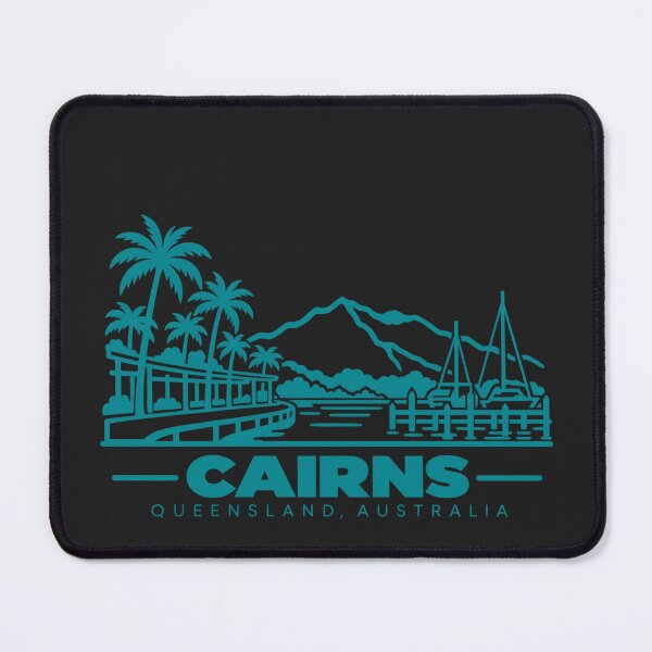 Item preview, Cairns Queensland Australia Line Art Coastline Poster designed and sold by CMYKStudio.