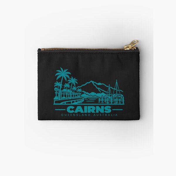 Item preview, Cairns Queensland Australia Line Art Coastline Poster designed and sold by CMYKStudio.