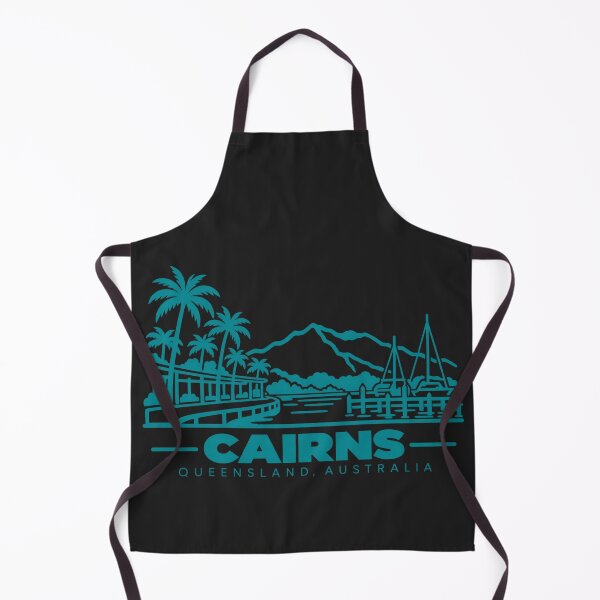 Item preview, Cairns Queensland Australia Line Art Coastline Poster designed and sold by CMYKStudio.