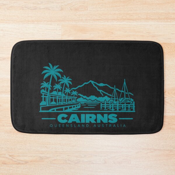 Item preview, Cairns Queensland Australia Line Art Coastline Poster designed and sold by CMYKStudio.