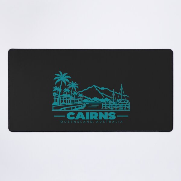 Item preview, Cairns Queensland Australia Line Art Coastline Poster designed and sold by CMYKStudio.