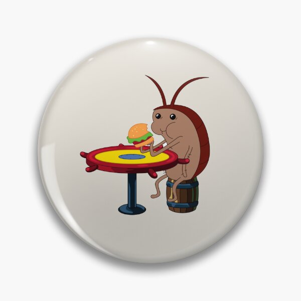 Item preview, SpongeBob Cockroach Eating Krabby Patty  designed and sold by thatskawaii.