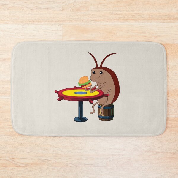 Item preview, SpongeBob Cockroach Eating Krabby Patty  designed and sold by thatskawaii.