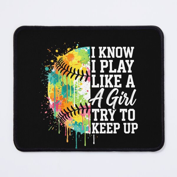 Item preview, Play Like A Girl Softball Tache de Peinture Splash designed and sold by MizoX7.