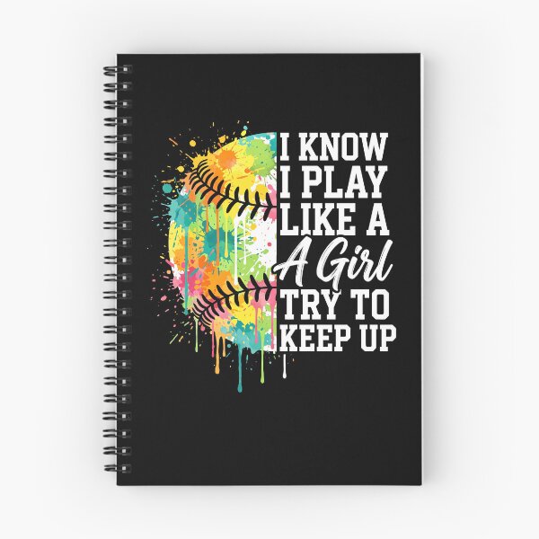 Item preview, Play Like A Girl Softball Tache de Peinture Splash designed and sold by MizoX7.