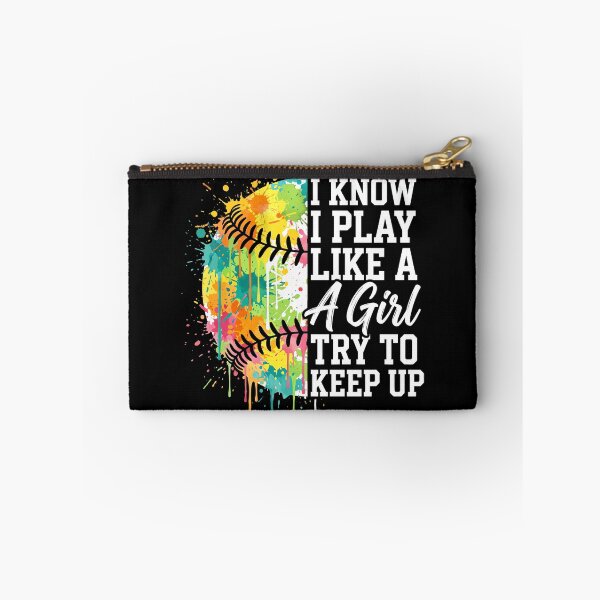 Item preview, Play Like A Girl Softball Tache de Peinture Splash designed and sold by MizoX7.